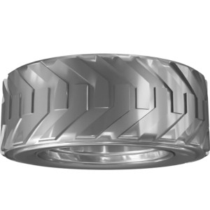 Genie Lift Part # 1275102GT - ASSY,TIRE,445D50/710,HD,CRM,LH, EA