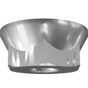 Genie Lift Part # 1275810GT - NUT,SERRATED,10-32,SS, EA