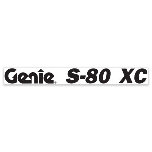 Genie Lift Part # 1279065GT - DECAL, BOOM, GENIE S-80 XC, EA