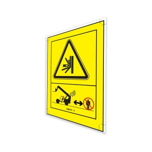 Genie Lift Part # 1286018GT - DECAL, BODY CRUSH, ROLLING TELE, SYM, EA