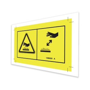 Genie Lift Part # 1286020GT - DECAL, BURN HAZARD, SYM, EA