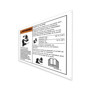 Genie Lift Part # 231444FRGT - DECAL,DANGER,RUNAWAY HAZ, EA