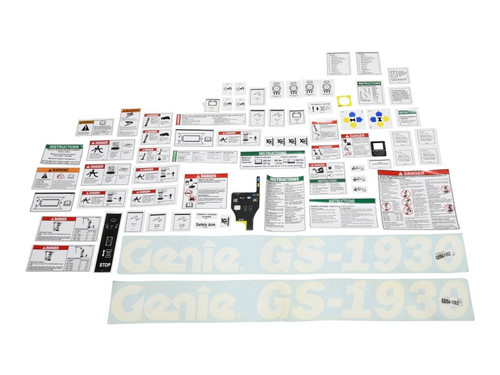 JLG Part # 70041480 | DECAL KIT,1930 COMP,WRD,ANSI, EA