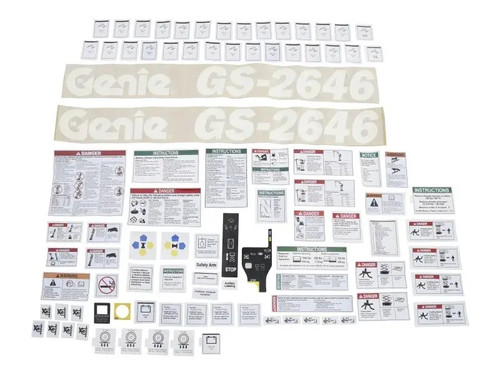 JLG Part # 70041500 | DECAL,KIT, 2646 COMP, ANSI, EA