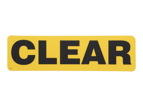 JLG Part # 70040645 | DECAL, CLEAR, EA