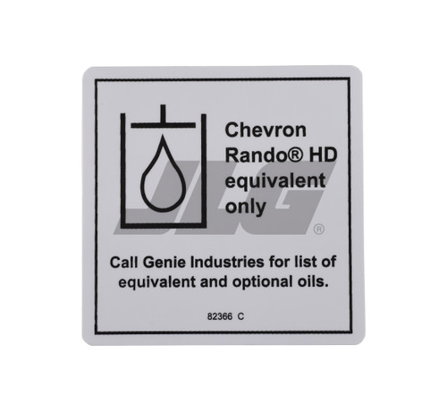 JLG Part # 70040465 | CHEVRON RANDO, EA