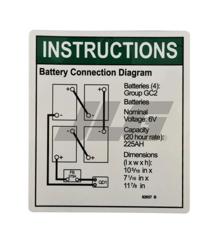 JLG Part # 70040471 | BATTERY CONNECT, EA