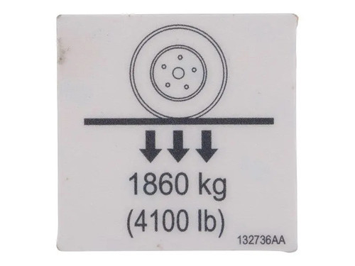 JLG Part # 70043166 | DECAL,WHEEL LOAD, EA
