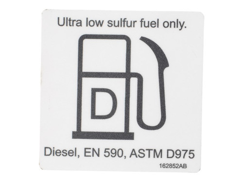 JLG Part # 70046034 | DECAL,ULTRA LOW SULFUR, EA