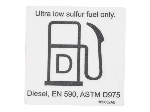 JLG Part # 70046034 | DECAL,ULTRA LOW SULFUR, EA