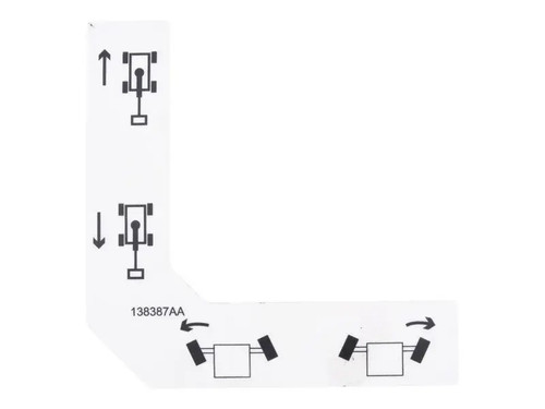 JLG Part # 70046030 | DECAL,DRIVE/STEER CONTROL, EA