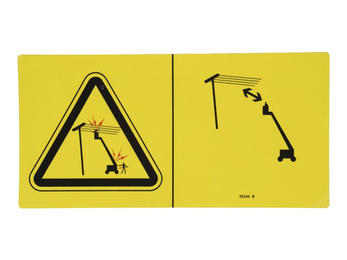 JLG Part # 70041055 | DECAL,DANGER,ELEC. HAZ STAY CL, EA