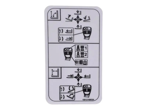 JLG Part # 1001216803 | DECAL,JOYSTICK, EA