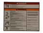 JLG Part # 1001231315 | DECAL,WARNING/DANGER PLAT, EA