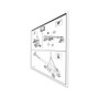 Genie Lift Part # 1275214GT - DECAL,TRANSPORT & LIFT DIAGRAM, SX-125, EA
