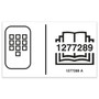 Genie Lift Part # 1277288GT - DECAL, TELEMATICS, ACCESS-CONTROL-MODULE, EA