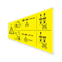 Genie Lift Part # 1278006GT - DECAL, SYMBOL, CE, MAXIMUM CAPACITY, 363KG, EA