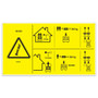 Genie Lift Part # 1278006GT - DECAL, SYMBOL, CE, MAXIMUM CAPACITY, 363KG, EA