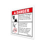 Genie Lift Part # 1290659GT - DECAL,DANGER,ELECT HAZARD,PLUG, GS-1330m, EA