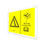 Genie Lift Part # 1290670GT - DECAL SYMBOL TIP OVER BATTERIES, GS-1330m, EA