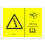 Genie Lift Part # 1290670GT - DECAL SYMBOL TIP OVER BATTERIES, GS-1330m, EA