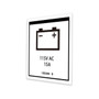 Genie Lift Part # 1292049GT - DECAL,LABEL,PWR TO CHARGER 115UK,GS-1330m, EA