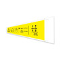 Genie Lift Part # 1292053GT - DECAL,SYM-MAXCAP 227KG, SIDE FORCE 400N, GS-1330m, EA