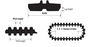  JLG Part # 70013473 Rubber Track