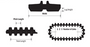  JLG Part # 70013458 Rubber Track