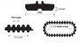 JLG Part # 70013423  200x72x41 ST RUBBER TRACK