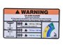 JLG Part # 1001234426 | DECAL,WARNING HI-CAP. (ANSI), EA