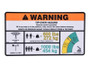 JLG Part # 1001254666 | DECAL,WARNING DUAL CAP., EA