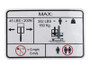 JLG Part # 1001256056 | DECAL,CAPACITY (160KG), EA