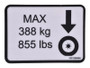 JLG Part # 1001258494 | DECAL,WHEEL LOAD, EA