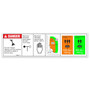 Genie Lift Part # 1290332GT - DECAL, Z45XC WORD MAXIMUM CAPACITY, EA