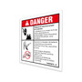 Genie Lift Part # 1290659FRGT - DECAL,DANGER,ELECT HAZARD,PLUG,GS-1330m, EA