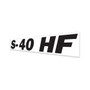 Genie Lift Part # 1296787GT - DECAL, CHASSIS, S-40 HF, BLACK, EA