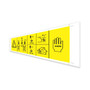 Genie Lift Part # 1299286GT - DECAL, NOTICE, SYMBOL, MAX CAP AND SIDE FORCE, GS3369, EA