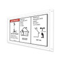 Genie Lift Part # 1301034GT - DECAL, DANGER, 75" OUTRIGGER REACH, OUTDOOR, EA