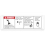 Genie Lift Part # 161690FRGT - DECAL,MAX CAP SIDE FORCE WORD ANSI, EA