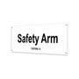 Genie Lift Part # 1307060GT - DECAL LABEL SAFETY ARM, MINI, EA