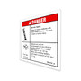 Genie Lift Part # 1304174GT - DECAL,DANGER-TIP-OVER,BATT,GS-1932m, EA