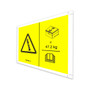 Genie Lift Part # 1304180GT - DECAL SYMBOL TIP OVER BATTERIES, GS-1932m, EA