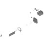 Genie Lift Part # 1310052GT - PAD, OIL CONTAINMENT, STEER CYLINDER, MINI, E-DRIVE, EA