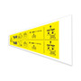 Genie Lift Part # 1296620GT - DECAL, DANGER, MAX CAPACITY 159KG, SIDE FORCE 200N, EA