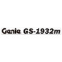 Genie Lift Part # 1309406GT - DECAL, BLACK, COSMETIC,GENIE GS-1932m, EA