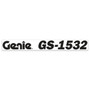 Genie Lift Part # 144117GT - DECAL,COSMETIC,GENIE,GS1532,BLK, EA