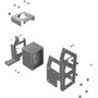 Genie Lift Part # 1275550GT - KIT ASSEMBLY OPA CAGE W/ENCLOSURE, EA