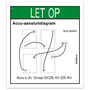 Genie Lift Part # 72158DUGT - DECAL,BATTERY CONN DIAG,GR, EA