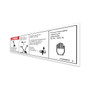 Genie Lift Part # 218550FRGT - DECAL,DANGER,CAP,AUS WORD,FR, EA